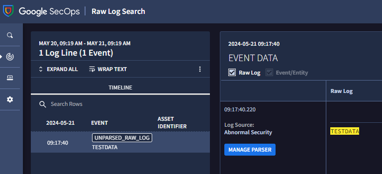 Data pushed via webhook