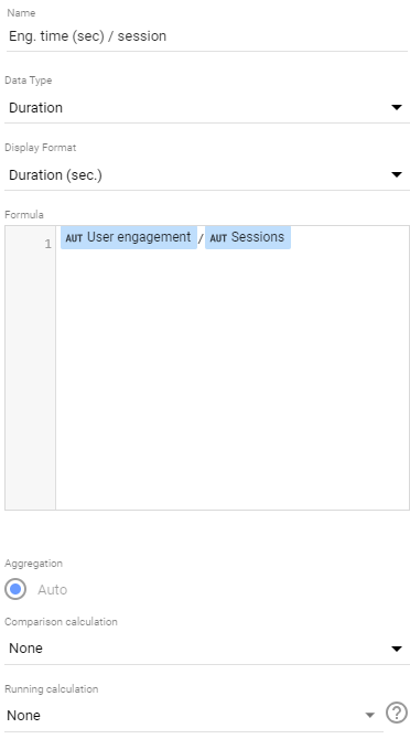 Looker custom metric config