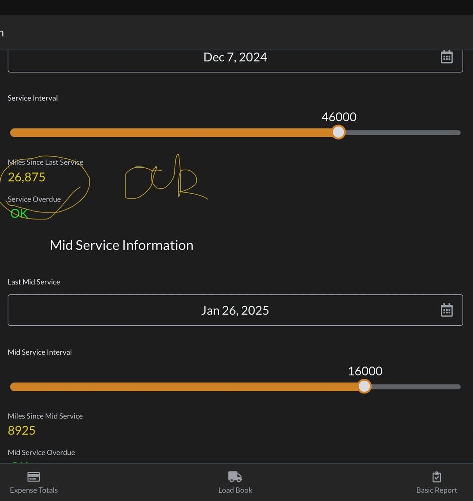 Correct in app view
