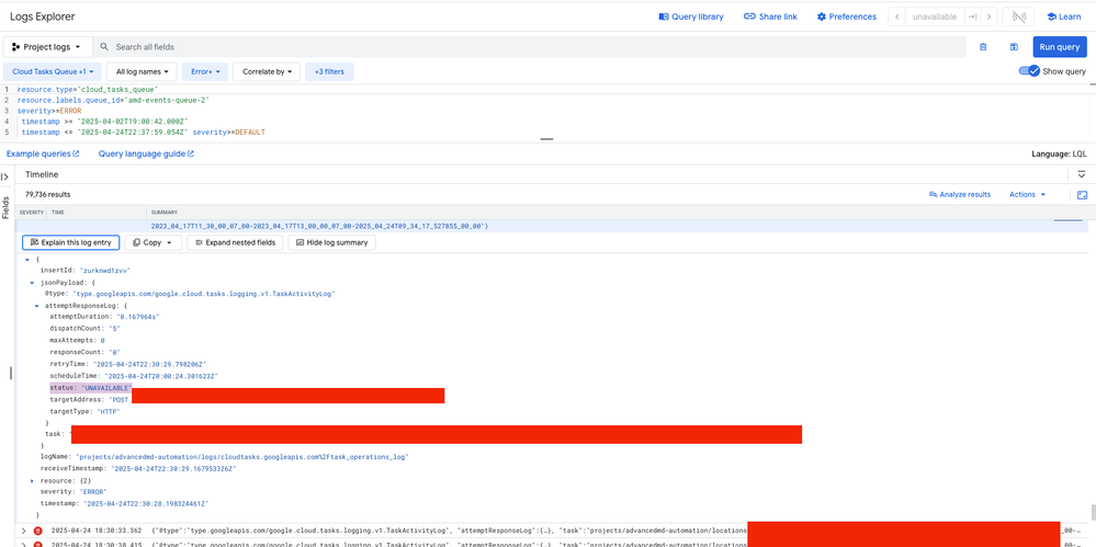 Target Cloud Function is Unavailable
