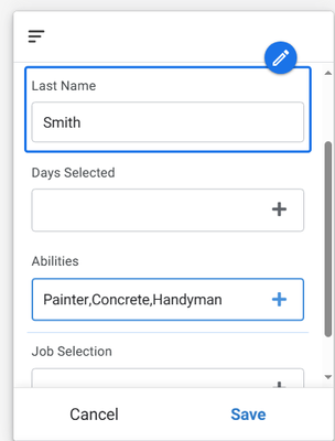 Selected three Abilities
