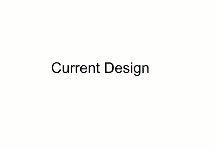 Proposed new design - Center Panel