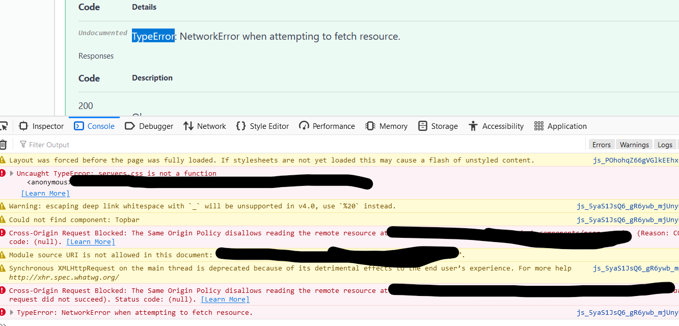 Cors issue when returning error in filter - ServiceStack Customer