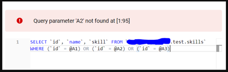 bigquery error