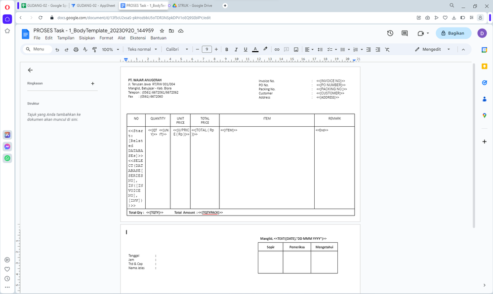 Report Template