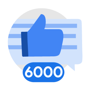 Likes Given 6000