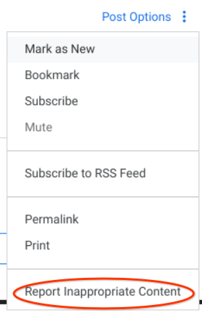 Report Inappropriate Content